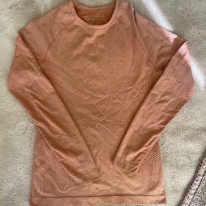 Figs Salta Underscrub Top size small EUC Terracotta